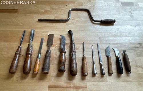 Vintage woodworking leather - vintage,